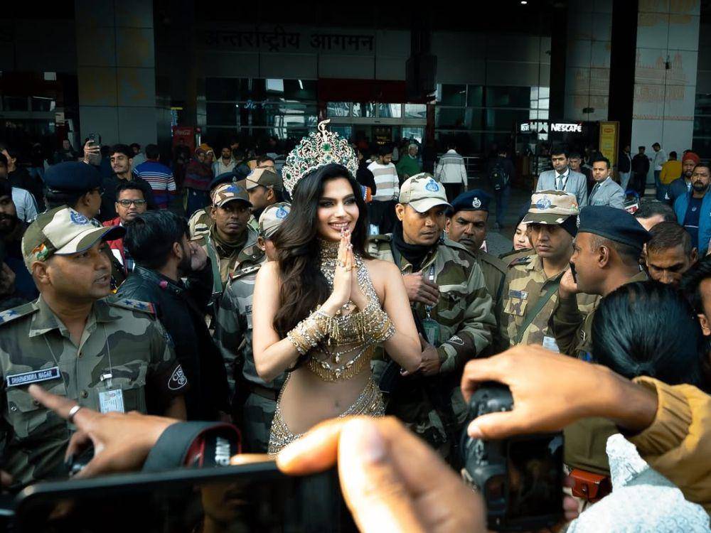 Potret Penyambutan Miss Grand International 2024 Saat Tiba di India (Instagram.com/missgrandinternational)