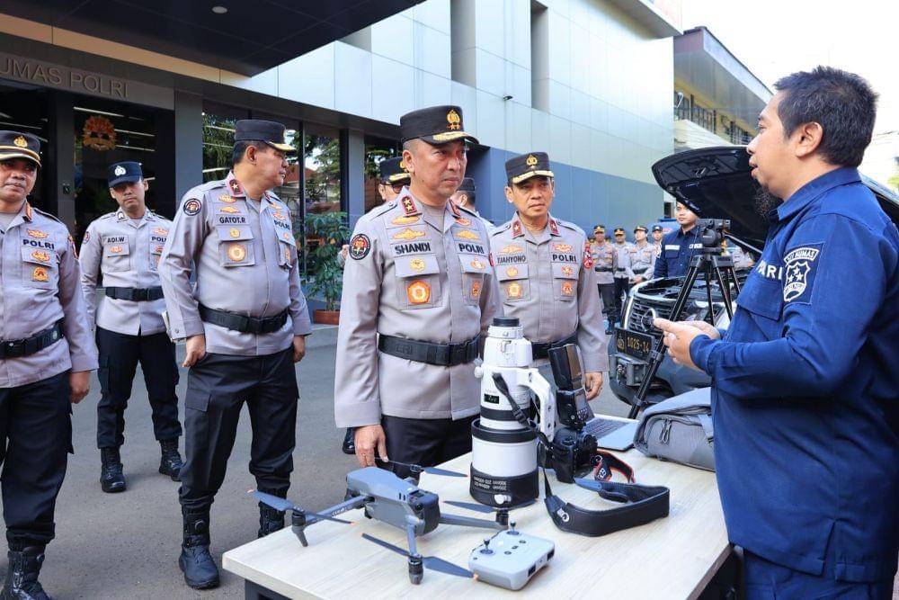 Apel Kesiapsiagaan Divhumas Polri dalam rangka persiapan Ops Lilin 2024, Rabu (18/12/2024). (dok. Humas Polri)