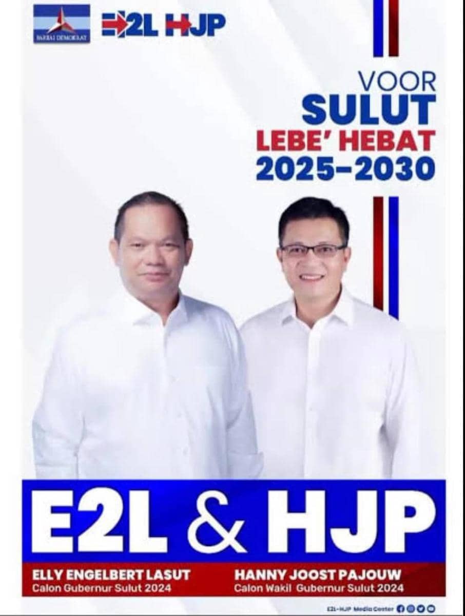 Paslon Gubernur dan Wakil Gubernur Sulawesi Utara nomor urut 2, Elly Lasut-Hanny Joost Pajouw. Dok. Istimewa