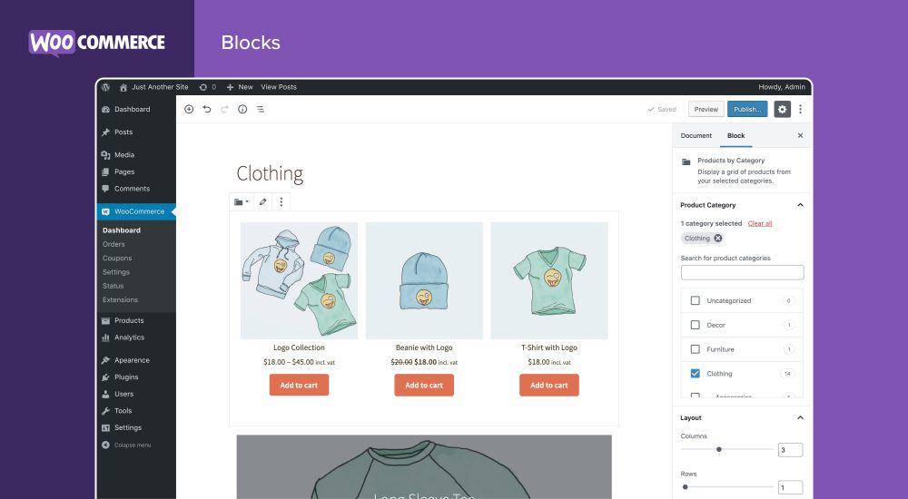 tampilan plugin WooCommerce (wordpress.org/Automattic)