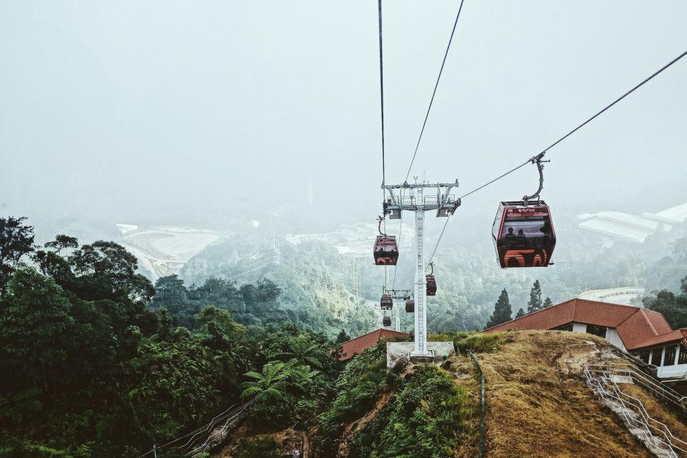 Potret Cable Car di Genting Highland Malaysia (unsplash.com/qaz farid)