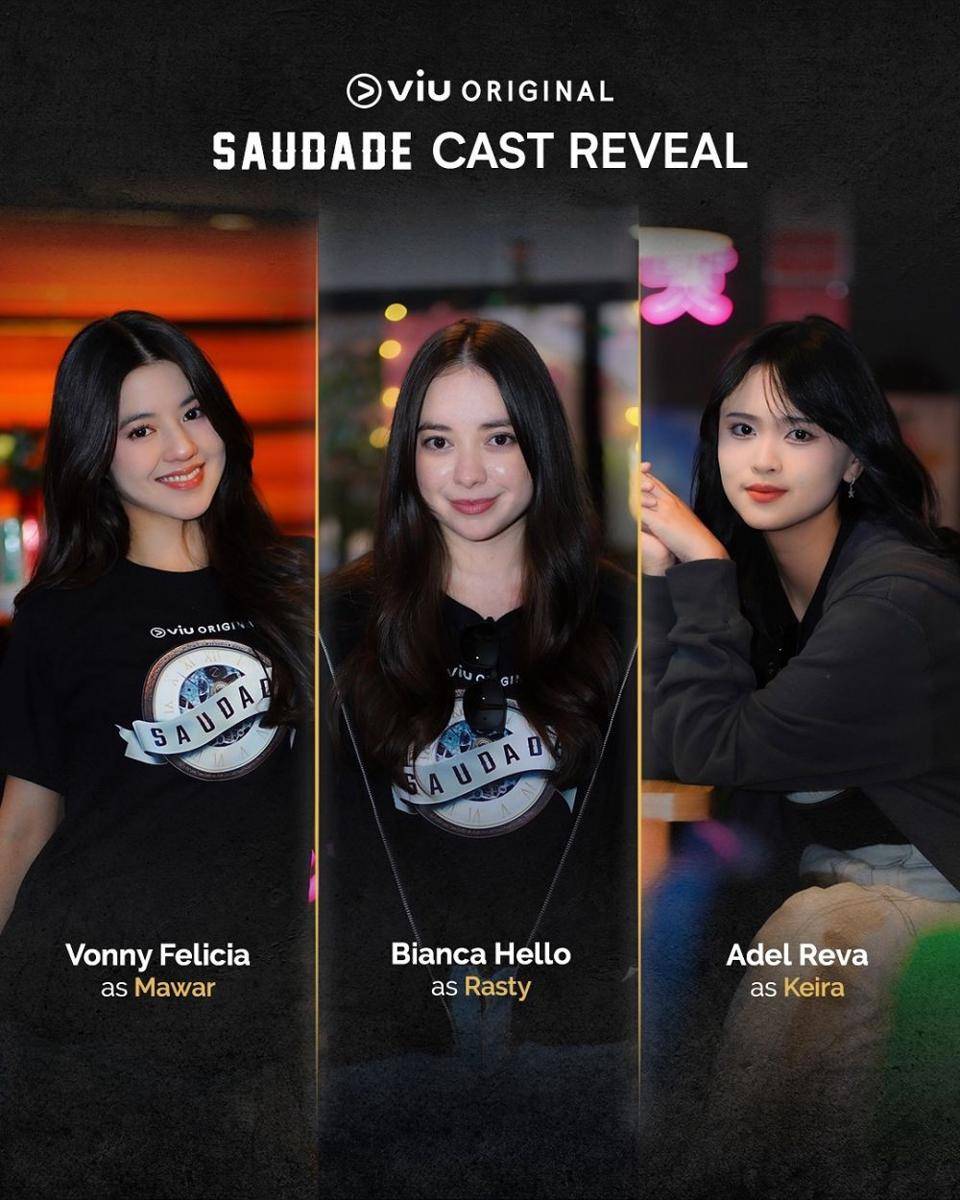 Cast reveal serial Saudade (instagram.com/viuindonesia)