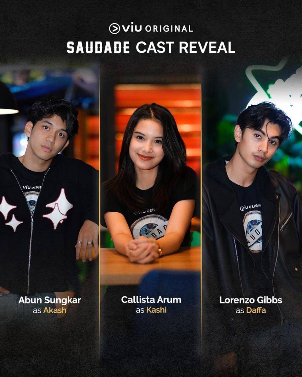 Cast reveal serial Saudade (instagram.com/viuindonesia)