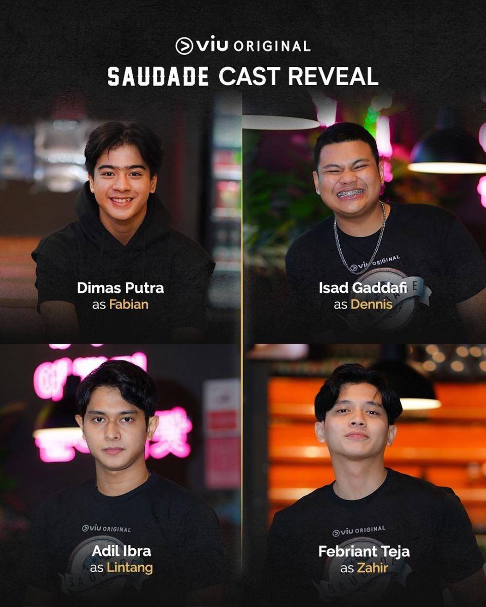 Cast reveal serial Saudade (instagram.com/viuindonesia)