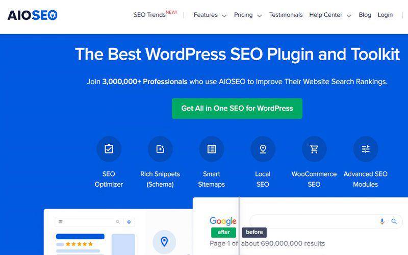tampilan plugin All in One SEO (aioseo.com)