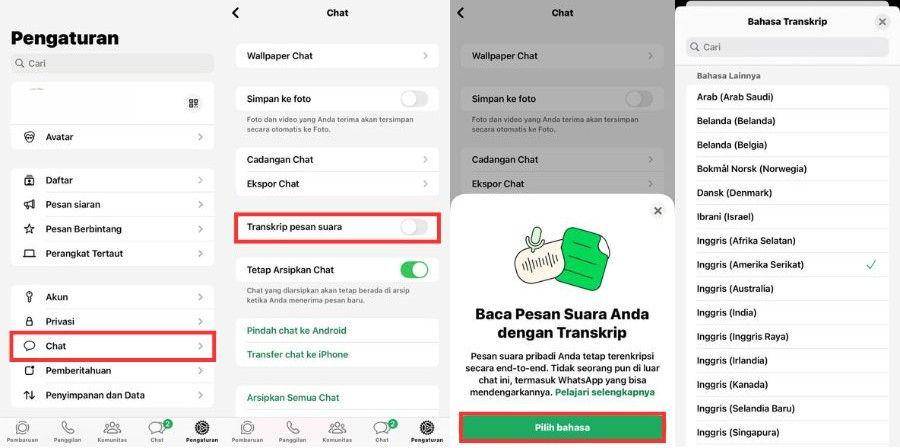 ilustrasi pengaturan WhatsApp VN jadi teks (IDN Times/Laili)