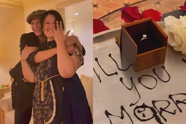 Momen Putri Habibie Dilamar Rafli Albera, Surprise Dinner Romantis