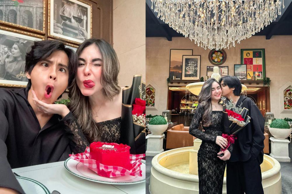 7 Potret Ulang Tahun Pernikahan ke-3 Arnold Leonard dan Moniq