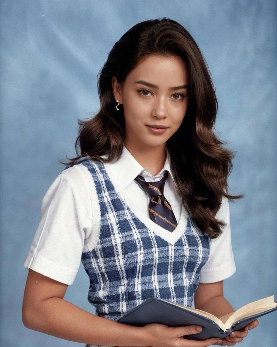 potret ide gaya rambut ala Amanda Obdam
