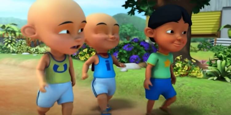 cuplikan Mail mengajak Upin dan Ipin berjualan (youtube.com/Les' Copaque Production)
