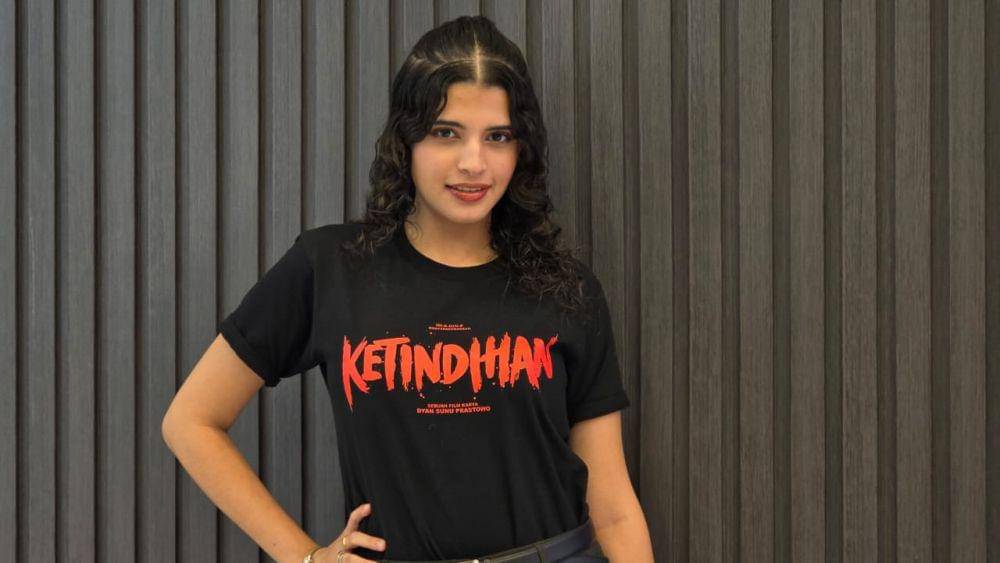 Luana Dutra saat berkunjung ke kantor IDN. (Duniaku.com/Fahrul Razi Uni Nurullah)