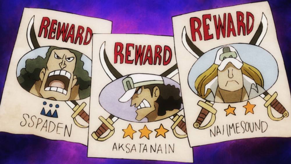 poster bounty Marinir (dok. Toei Animation/One Piece)