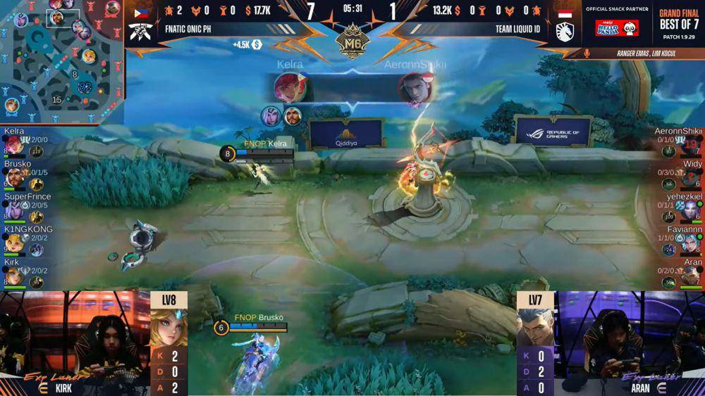 Momen Kelra gunakan flicker untuk kill Claude dari AeronnShikii di game ke-4 FNOP vs TLID (YouTube.com/MPL Indonesia)