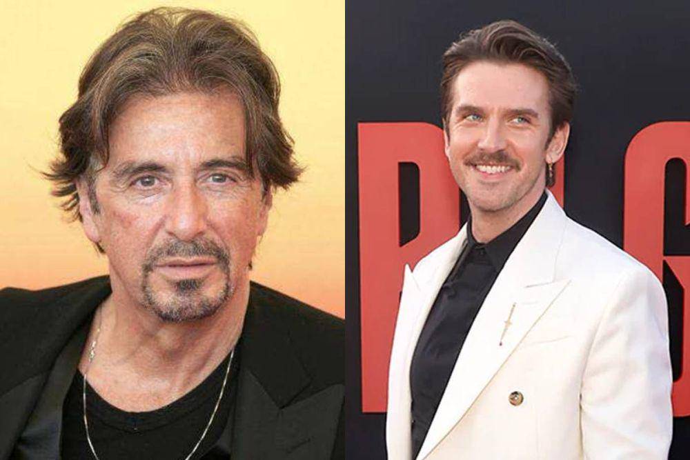 Al Pacino dan Dan Stevens akan berduet di film horor "The Ritual" (dok. Netflix/The Irishman | Universal Pictures/Abigail)