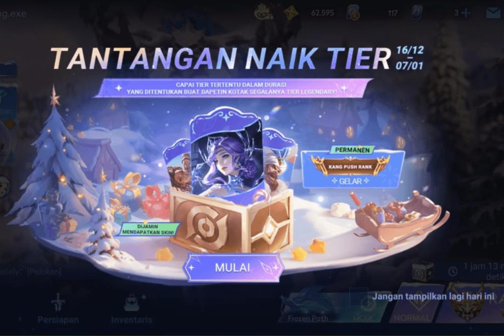 Event Tantangan Naik Tier di Honor of Kings, Bisa Dapat Skin Epic