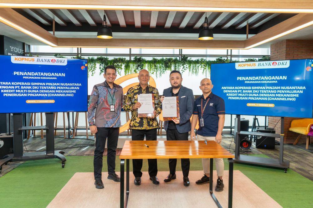 Bank DKI Gandeng KOPNUS Salurkan Kredit untuk Pensiunan ASN-TNI Polri
