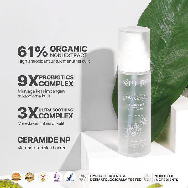 N'PURE Noni Probiotics Balance Me Fine Toner (npureofficial.id)