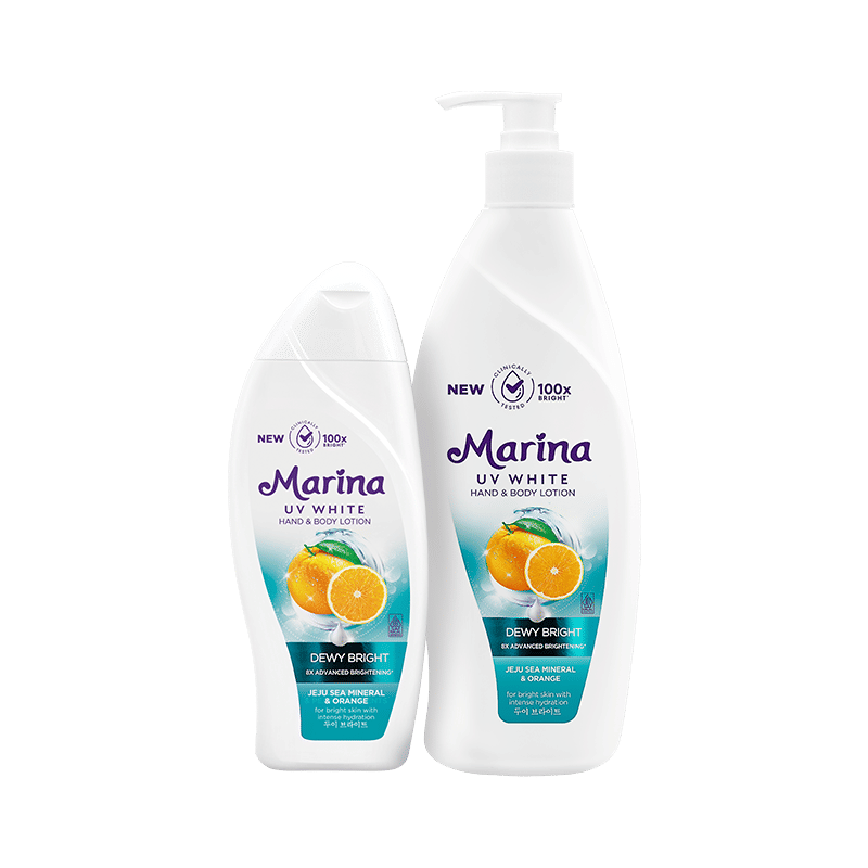 Marina UV White Dewy Bright Hand and Body Lotion (sahabatmarina.com)