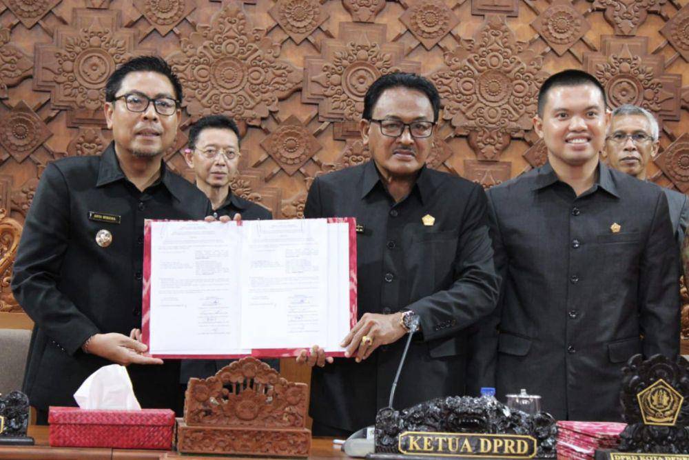 Rapat Paripurna ke-8 Masa Persidangan I Tahun 2024 DPRD Kota Denpasar yang diselenggarakan di Gedung DPRD Kota Denpasar pada Jumat (20/12/2024) (Dok.IDN Times/istimewa)