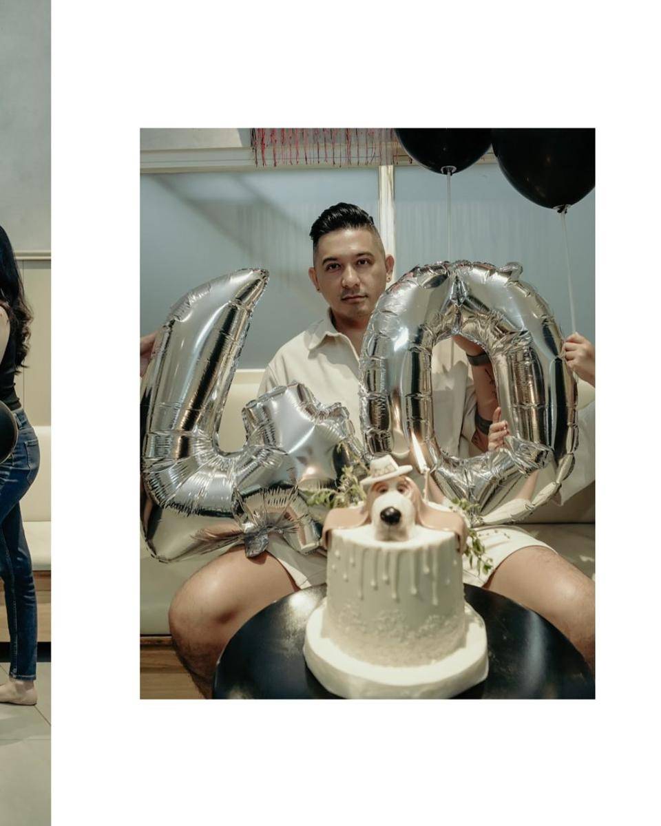 potret perayaan ulang tahun ke-40 Ryan Delon (instagram.com/tail_wagging)