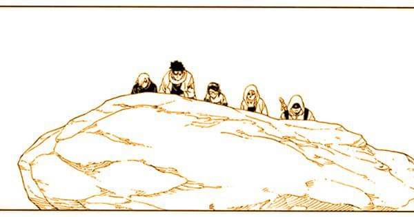 Tim Konohamaru mengawasi para manusia pohon dari kejauhan ( Dok. Mangaplus/ Boruto TBV )