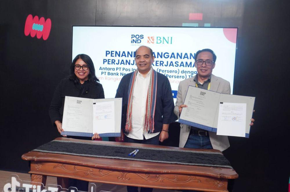 Perkuat UMKM Nasional, 
Pos Indonesia Kolaborasi dengan Bank BNI