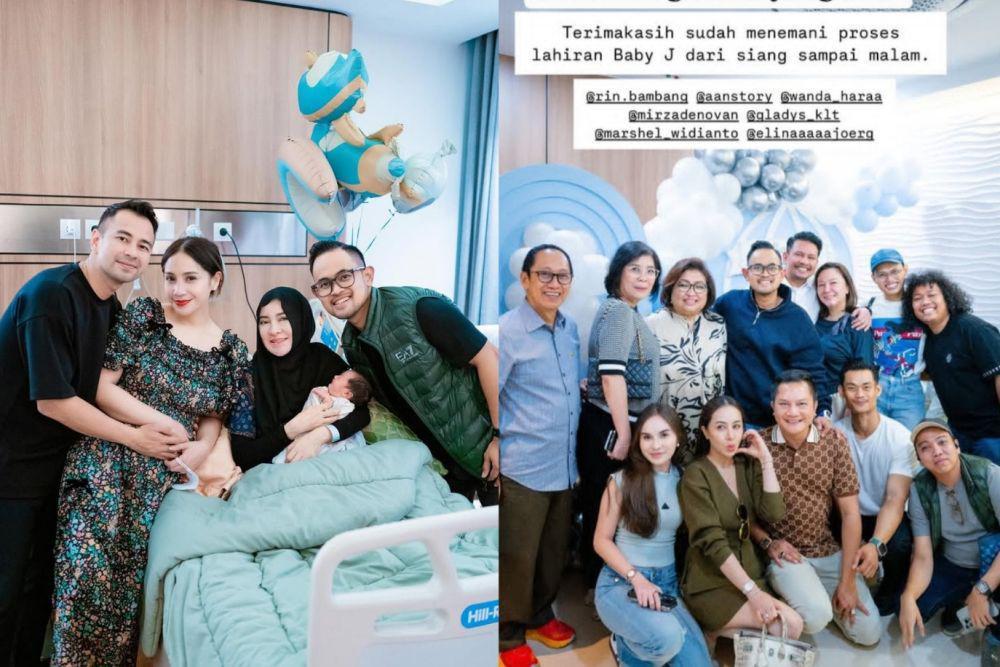 Sahabat Artis Jenguk Shandy Purnamasari usai Melahirkan Anak Ketiga