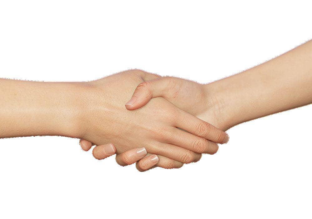 Ilustrasi dua belah pihak yang berdamai. (Dok. pixabay.com)