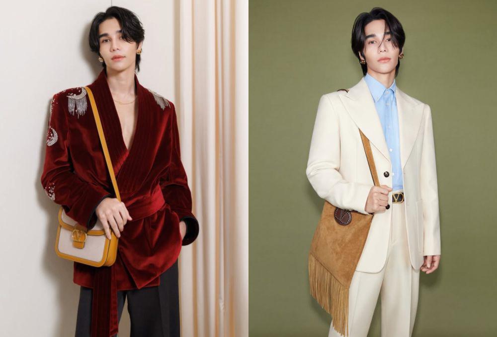 9 Potret Jeff Satur dalam Outfit Serba Valentino, Ambassador Resmi!
