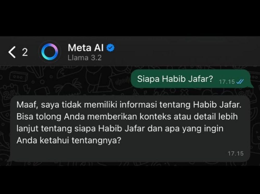 10 Chat Kocak Seleb dengan Meta AI, Banyak Informasi Gak Akurat?