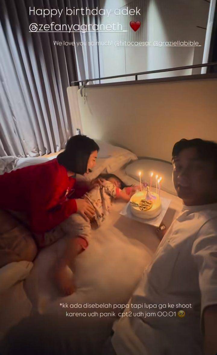 Ulang tahun kedua Zefanya (Instagram.com/felicyangelista_)