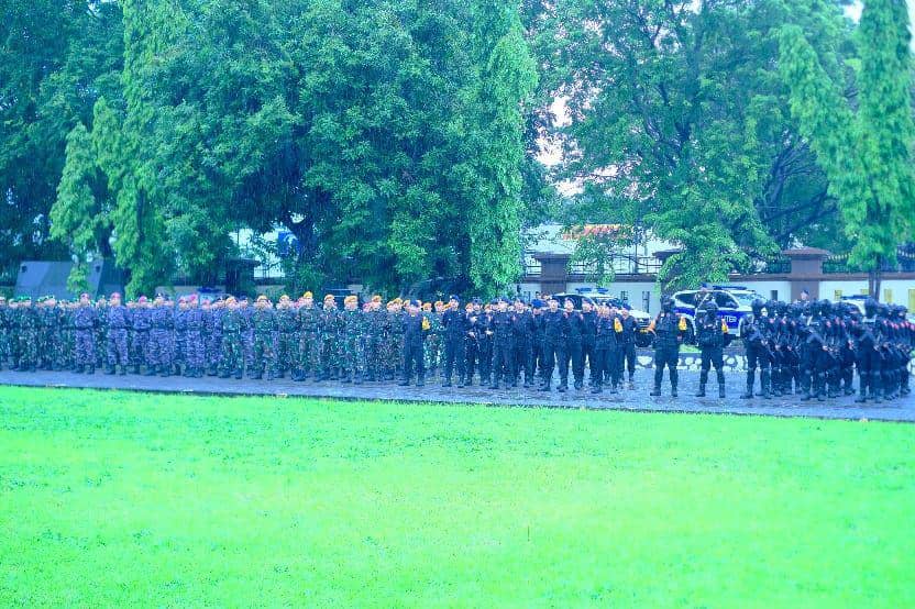 Personel gabungan pengamanan nataru 2025 / Istimewa