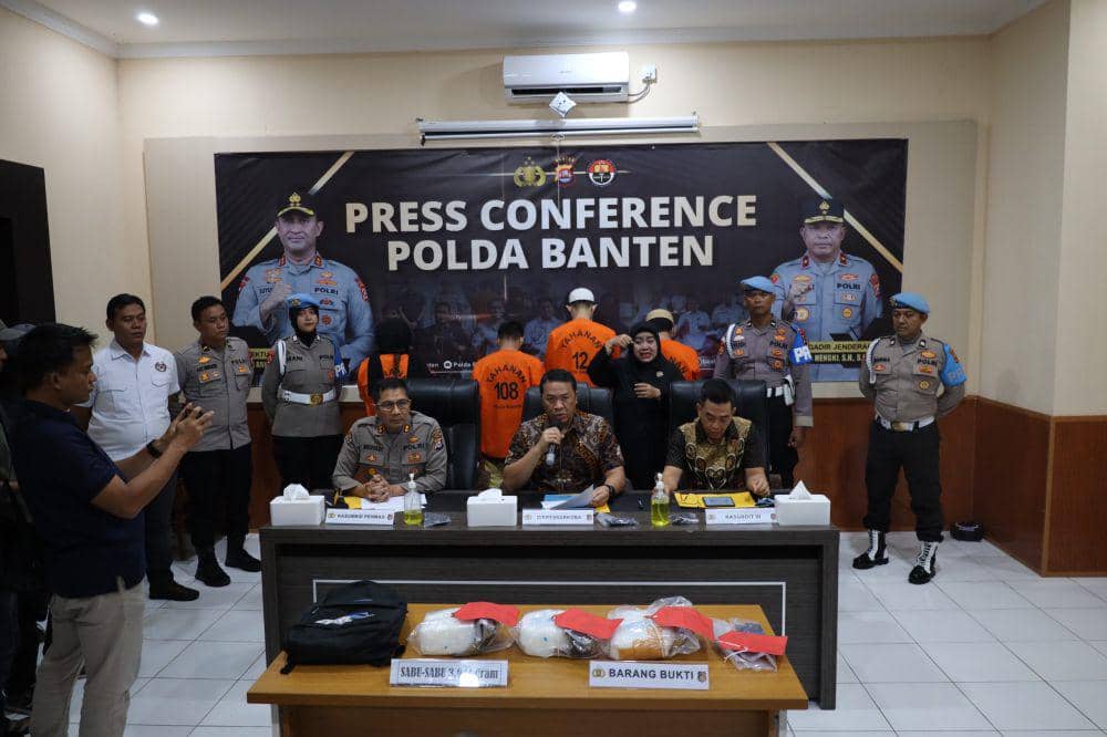 Polda Banten Gagalkan Penyelundupan 3 Kg Sabu di Pelabuhan Merak