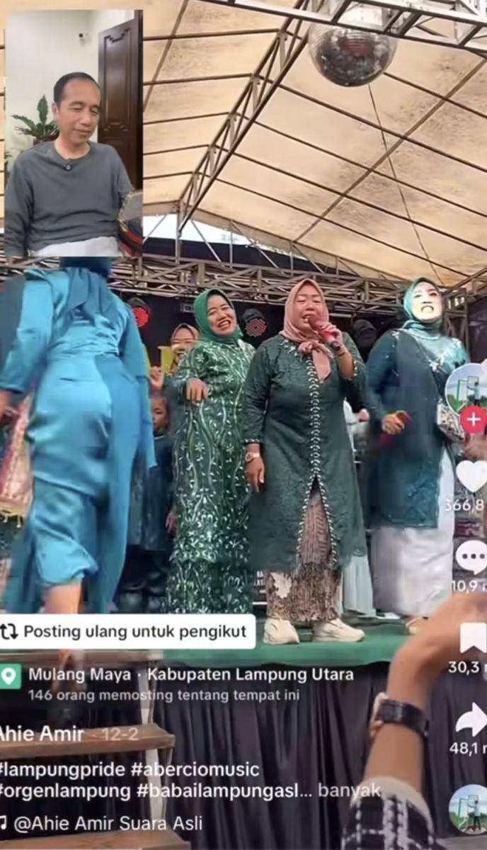 momen Jokowi dengar lagu Waktu Ku Kecil (instagram.com/jokowi)