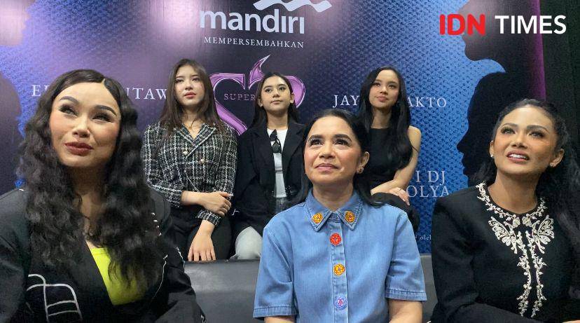 potret 3 Diva dan Super Girl di Studio Erwin Gutawa Music Centre, Jakarta, Jumat (20/12/2024) (dok. Rani Asnurida)