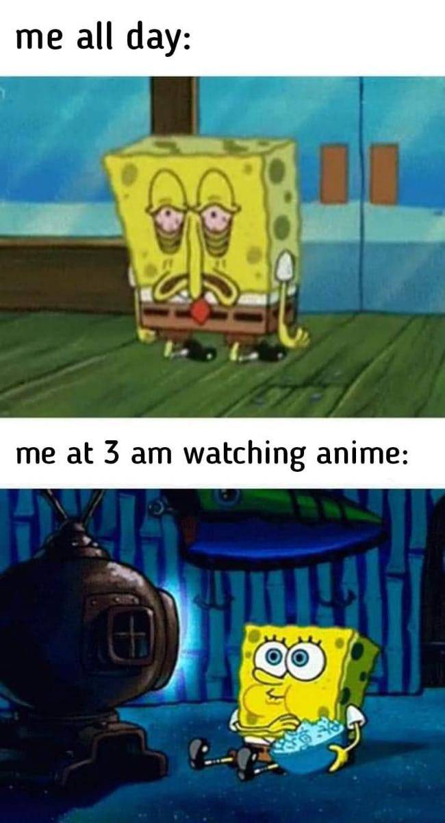 meme nonton anime malam-malam (reddit.com/Famous_Mall_6826)