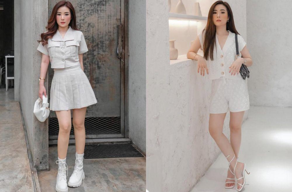10 Referensi Outfit One Set ala Aita Christina, Hadirkan Korean Look!