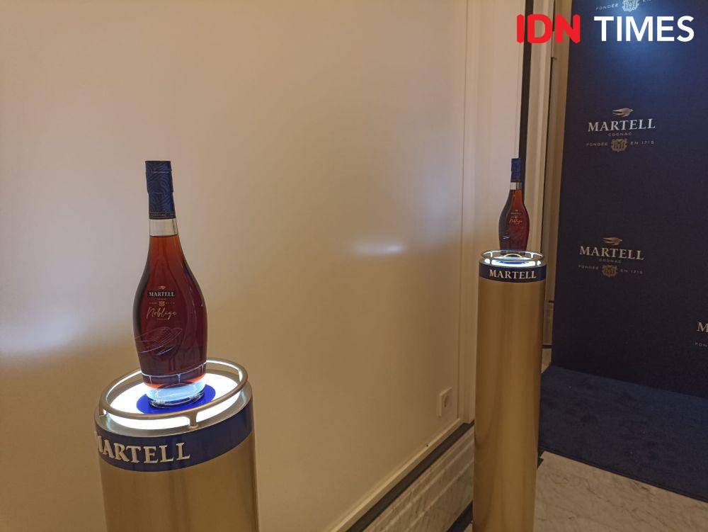 Martell Noblige dalam Media Gathering di Langham. 17 Desember 2024. (dok. Martell)