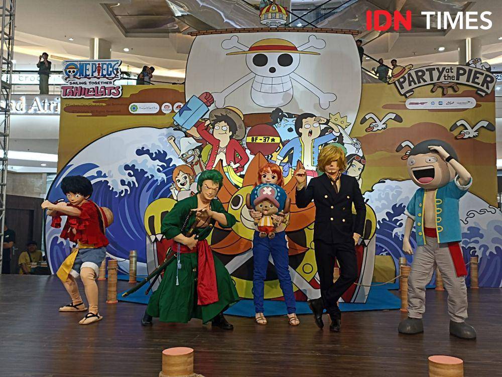 ONE PIECE TAHILALATS - PARTY AT THE PIER di Mal Kota Kasablanka. 19 Desember 2024. (IDN Times/M. Tarmizi Murdianto))