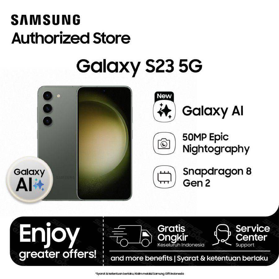 Samsung Galaxy S23 5G (tokopedia.com/SUPER GADGET - Samsung Authorized)