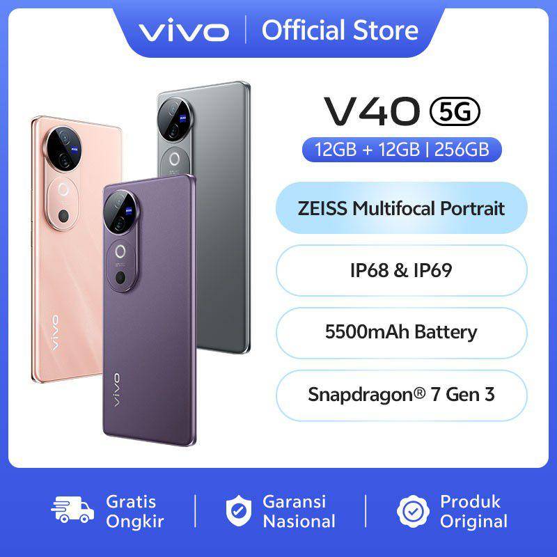 vivo V40 5G (tokopedia.com/vivo Indonesia)