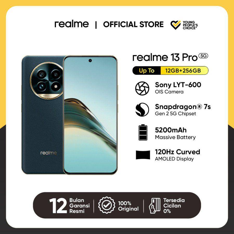 realme 13 Pro 5G (tokopedia.com/realme Official Store)