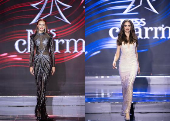 9 Potret Finalis dari Eropa di Preliminary Gaun Malam Miss Charm 2024