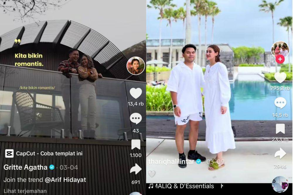lagu viral Tiktok 2024 (tiktok.com/grittegathaaa | tiktok.com/thariqhalilintar)