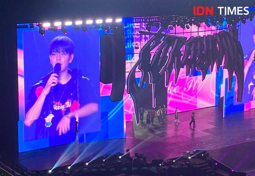 konser Stray Kids “dominATE” di Indonesia Arena, Jakarta, Minggu (21/12/2024) (dok. IDN Times/Rani Asnurida)
