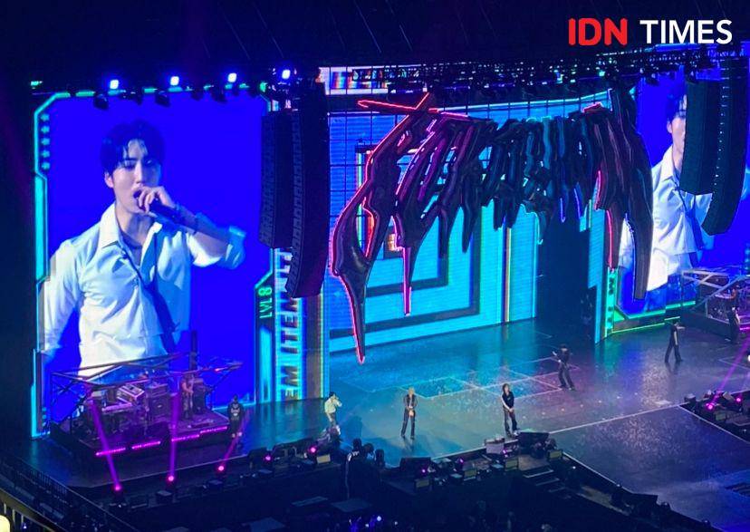 konser Stray Kids “dominATE” di Indonesia Arena, Jakarta, Minggu (21/12/2024) (dok. IDN Times/Rani Asnurida)