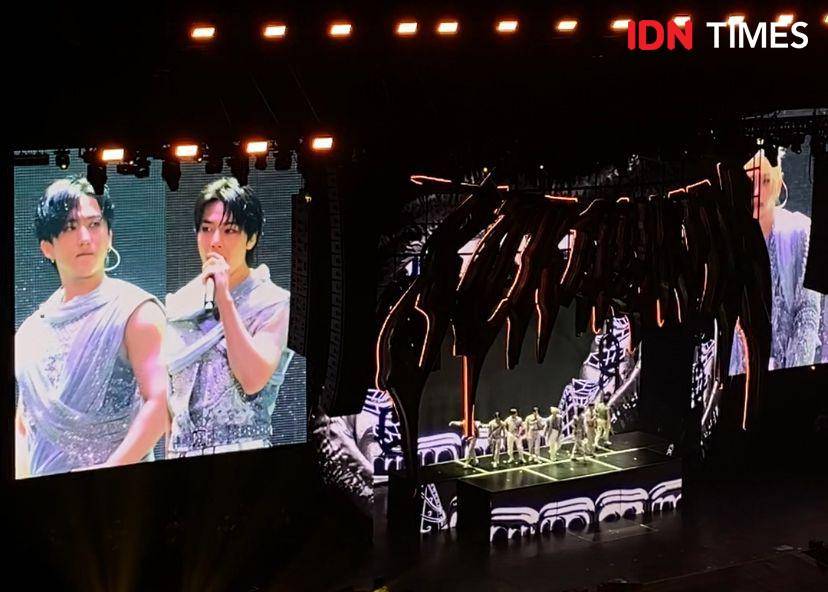 konser Stray Kids "dominATE" di Indonesia Arena, Jakarta, Sabtu (21/12/2024) (dok. IDN Times/Rani Asnurida)