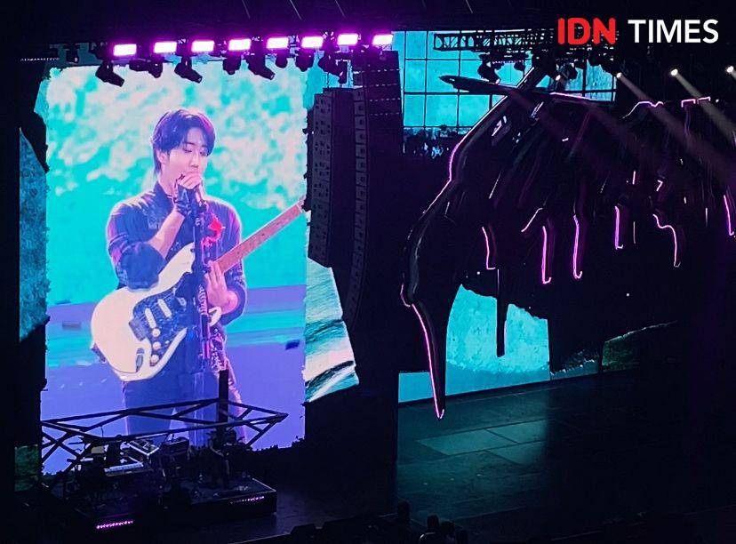 konser Stray Kids "dominATE" di Indonesia Arena, Jakarta, Sabtu (21/12/2024) (dok. IDN Times/Rani Asnurida)