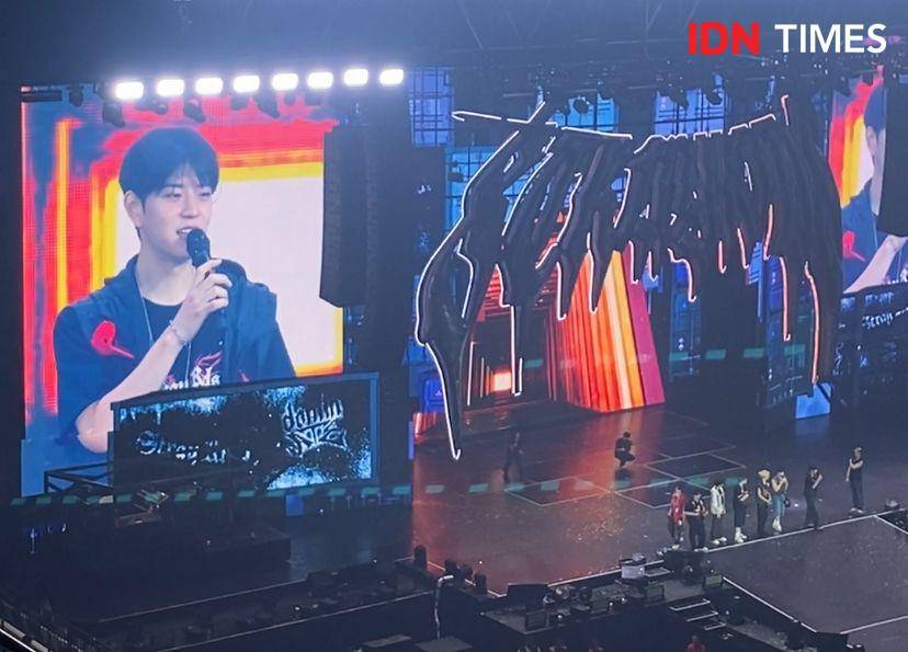 konser Stray Kids "dominATE" di Indonesia Arena, Jakarta, Sabtu (21/12/2024) (dok. IDN Times/Rani Asnurida)