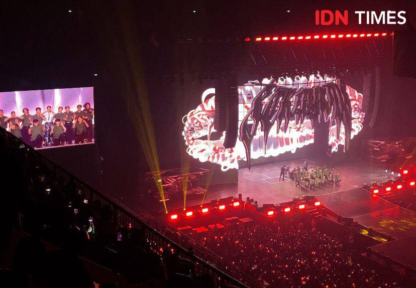 konser Stray Kids "dominATE" di Indonesia Arena, Jakarta, Sabtu (21/12/2024) (dok. IDN Times/Rani Asnurida)